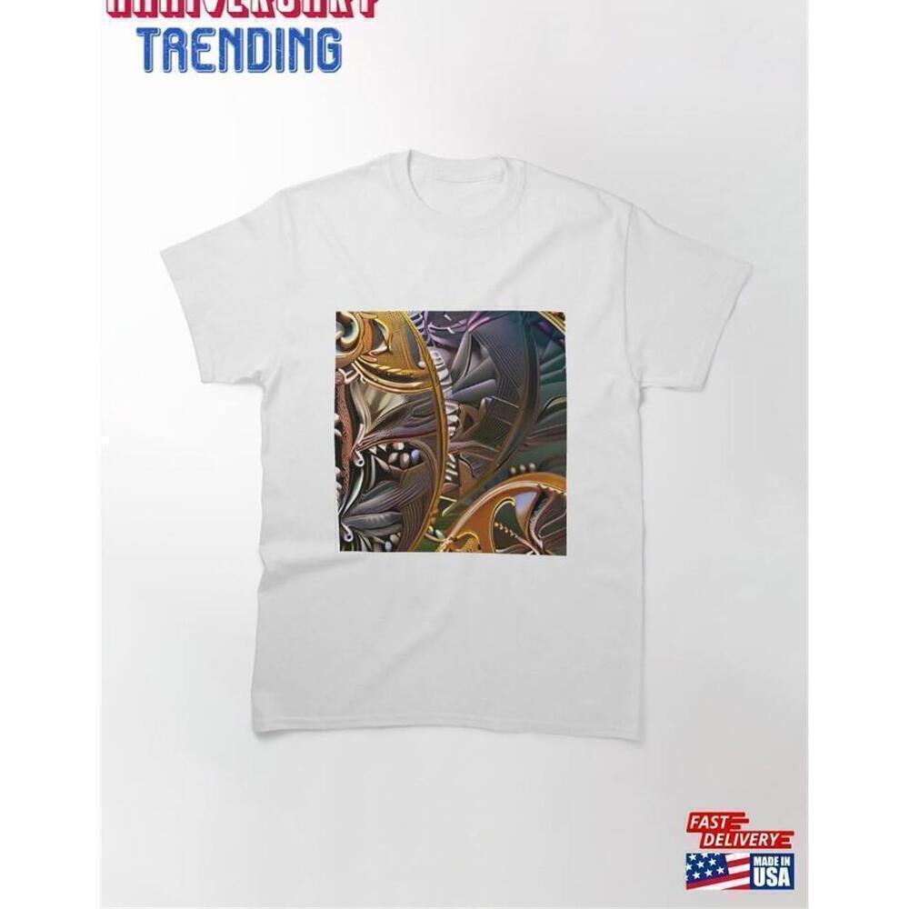 Inside A Clock Abstract Aesthetic Graphic Unisex T-Shirt